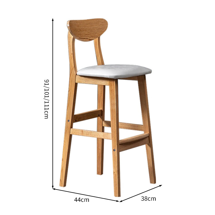 弧状　背もたれ　クッション　高反発ウレタン　木製脚　安定性　耐荷重　チェア　カウンターチェア　フィット感　心地よい　ホワイト　グレー　YZ-K-006　
