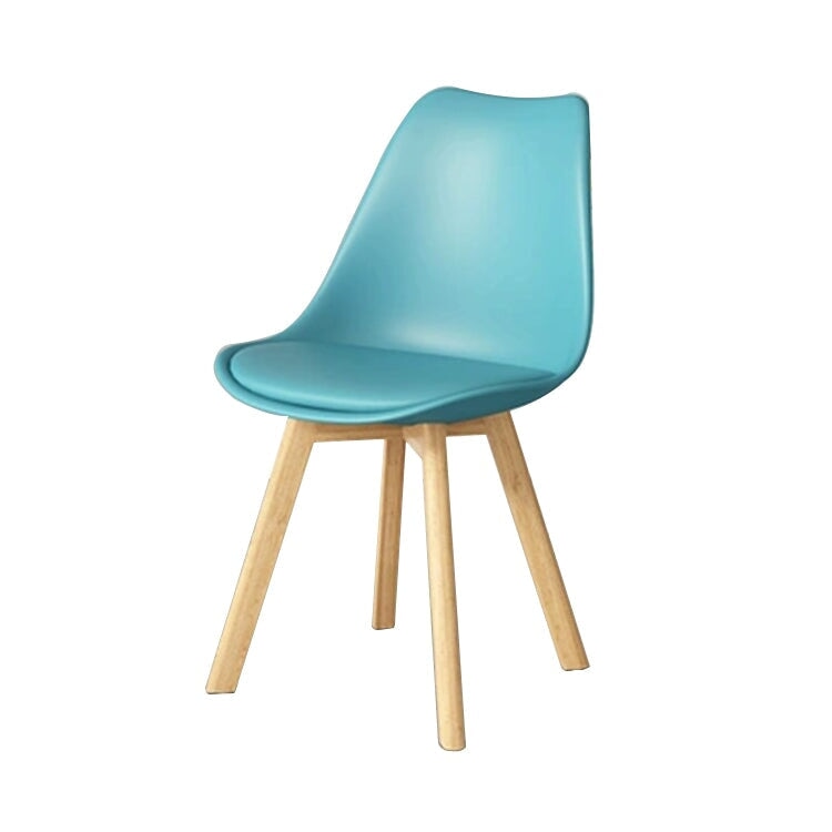 【ダイニングチェア】洗練された透明感×天然木脚の異素材MIX 選べる2タイプ・11カラー