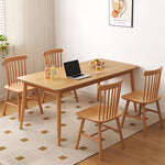 【ダイニングテーブル】天然木ラバーウッド使用 北欧風 角丸加工 選べる4サイズ・チェアセットあり