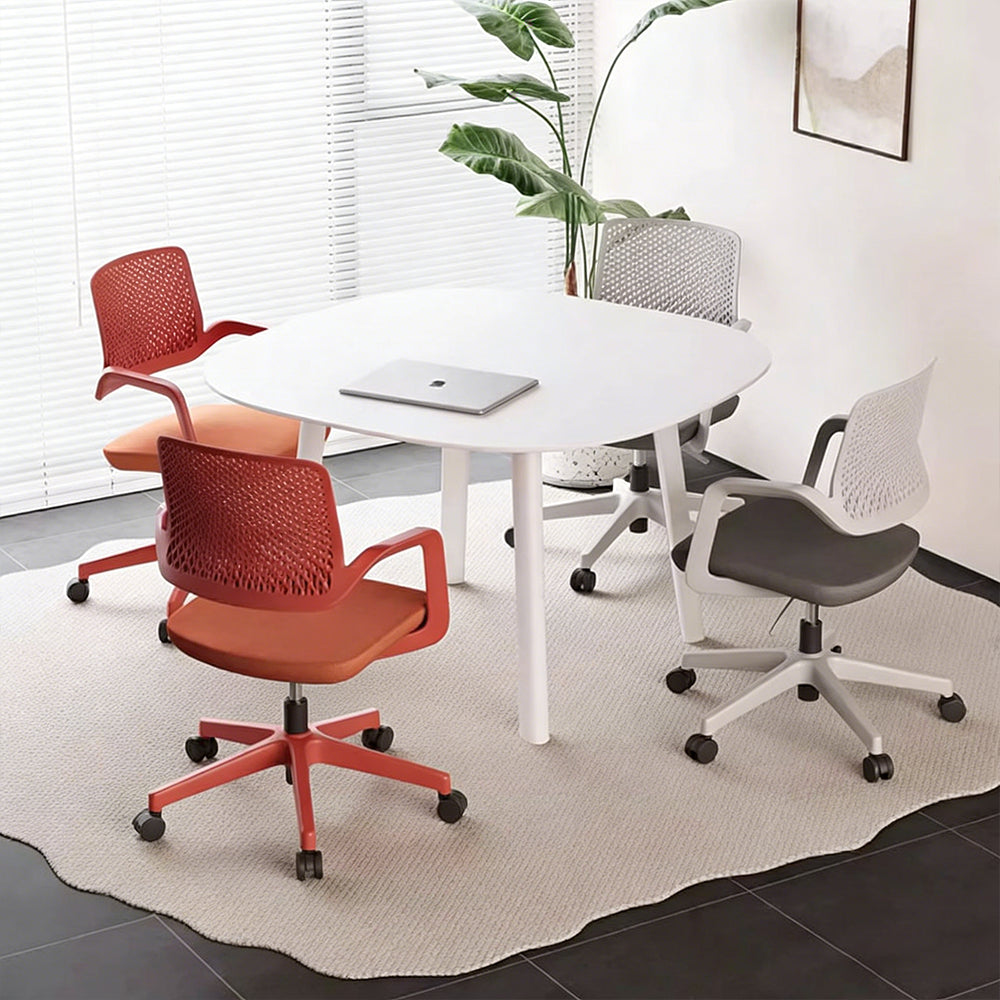 【デスクチェア】人間工学デザイン 通気性抜群のメッシュ素材 選べる3色