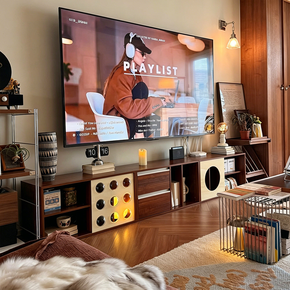 テレビ台】多マス収納 ミッドセンチュリー風 100kg 耐荷重 組み合わせ テレビ台】多マス収納 ミッドセンチュリー風 100kg 耐荷重 組み合わせ