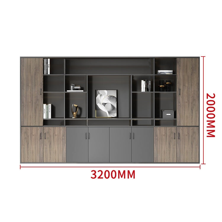 【エグゼクティブデスク】モダンな木目調 L字型デザイン 3桁ダイヤル錠・排気口付き 選べる20カラー・左右タイプ