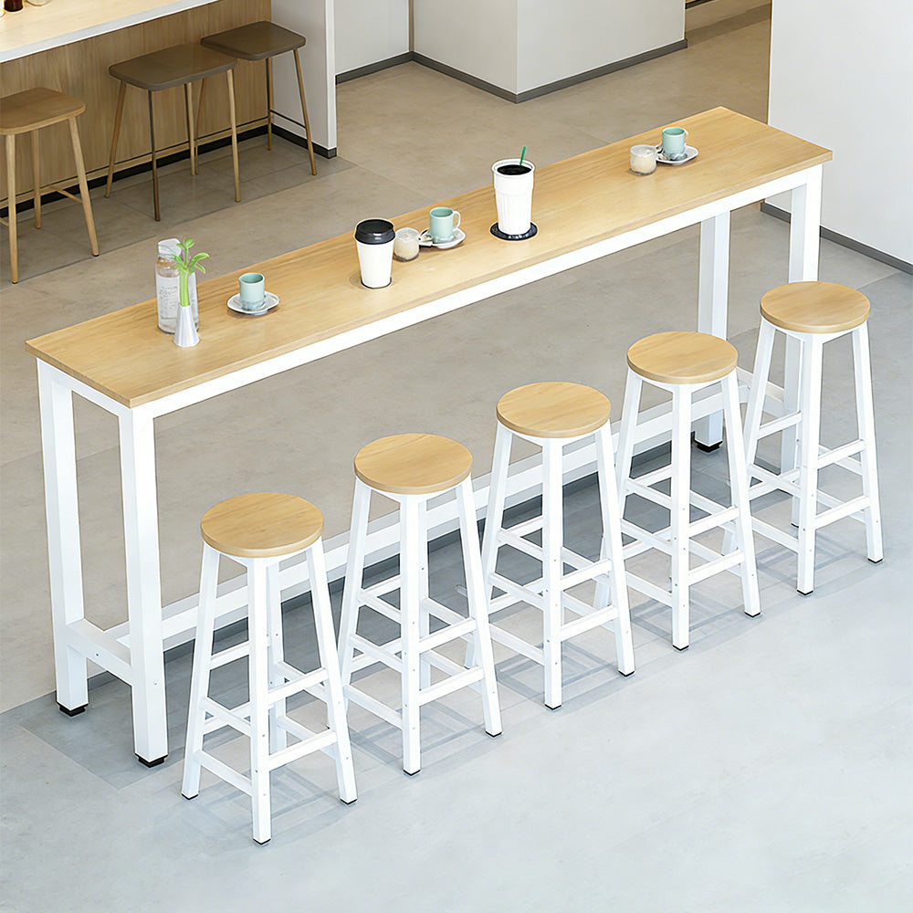 【カウンターテーブル・バーテーブル】洗練されたスチール脚の安定感 選べる11色・7サイズ