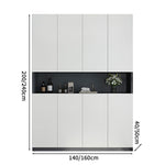 プッシュオープン式　シンプル　モダン　洗練　シック　オシャレ　大容量　可動棚　キャビネット　収納　メラミン化粧板　カスタマイズ可能　SNG-S042　 