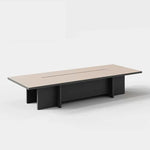 【ミーティングテーブル】贅沢なレザー仕様・5cm厚天板・選べる6サイズ
