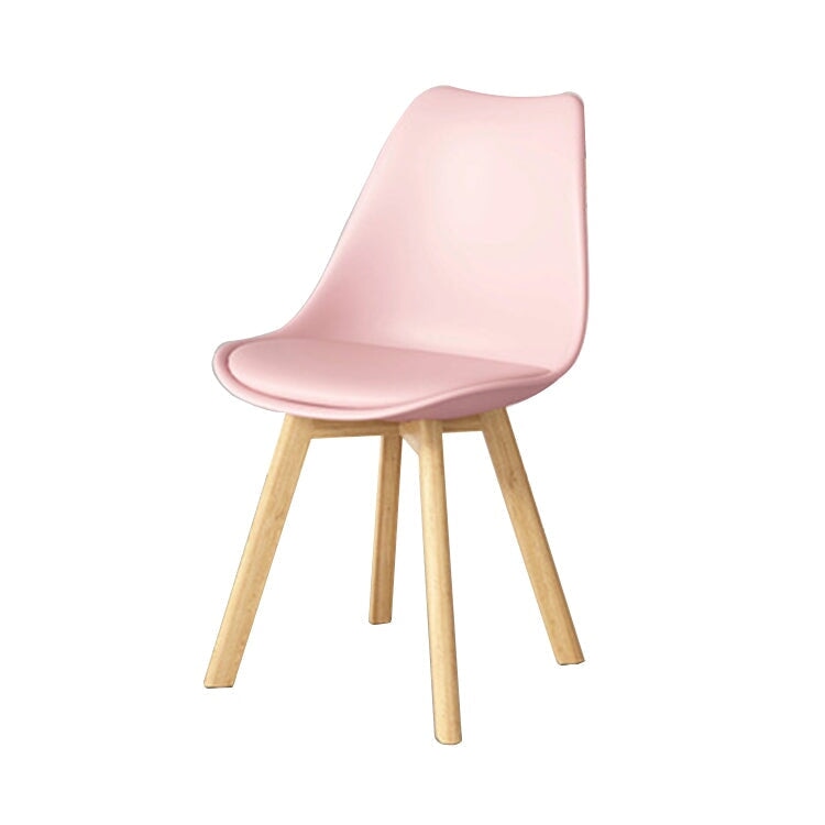 【ダイニングチェア】洗練された透明感×天然木脚の異素材MIX 選べる2タイプ・11カラー