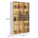 ワイン棚　ワイン収納 　LEDライト　キッチン収納　リビング収納　木製棚　収納棚　ワインラック　オシャレ　ブラック　カスタマイズ可能　SNG-015　 