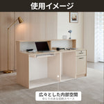 スクエア型　木目調　受付カウンター　JDT-2214