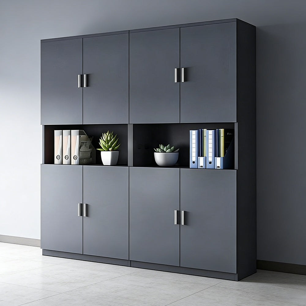 【役員用キャビネット】高品質・モダンデザイン 選べる6タイプ＆4カラー