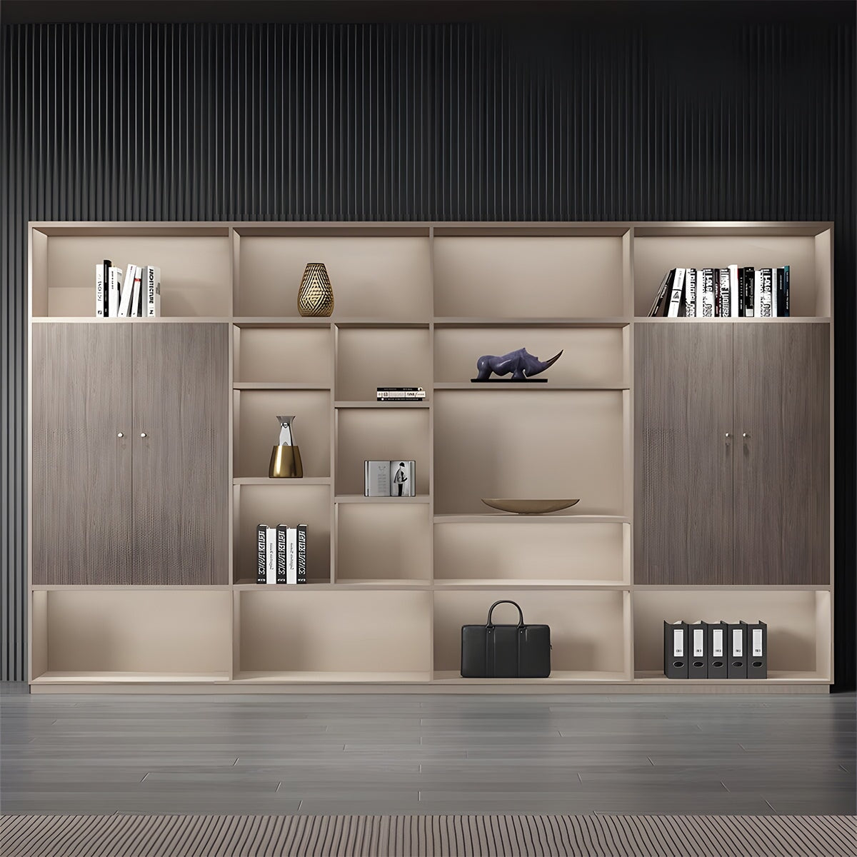 キャビネット　開き戸　クローゼット　LED　高級感　穏やか　落ち着き　分類収納　展示　カスタマイズ可能　CWG-C087　 