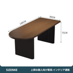 【ダイニングテーブル】ローマ柱風デザイン・厚さ5cm天板 選べる5サイズ・単品/セット