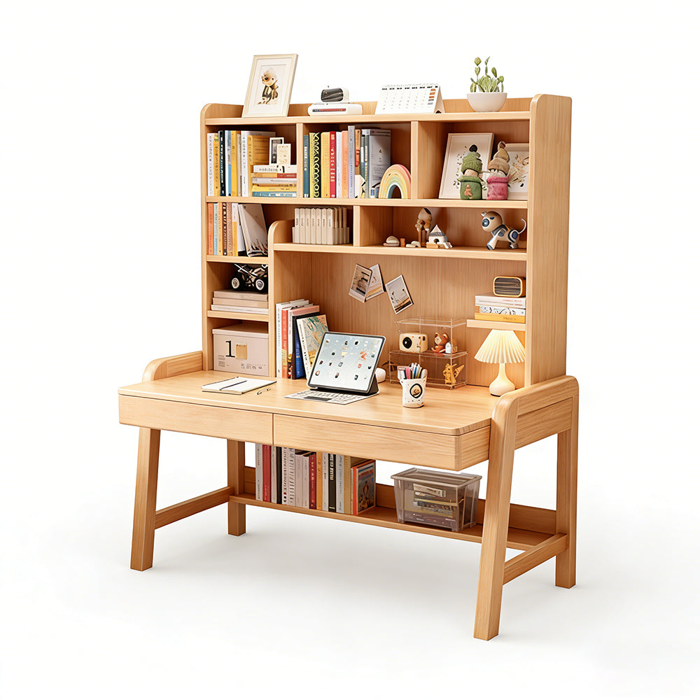 【デスク】昇降設計・天然木コア材使用 選べる4サイズ・2カラー