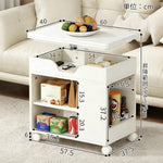 【昇降式センターテーブル】折りたたみ天板 多機能収納 選べる3タイプ・2色