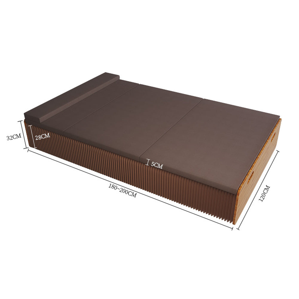 【ベッド】省スペースな紙工芸デザイン 選べる7サイズ・2色