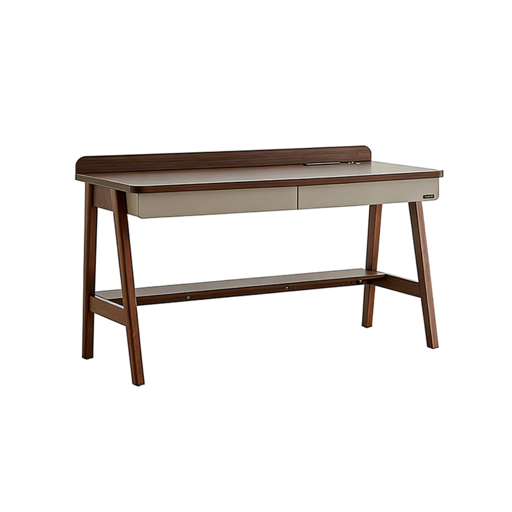 【デスク】イタリアンモダン 木製 2杯引き出し付き 選べる3サイズ・チェアセットあり