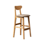 【カウンターチェア】疲れにくい弧状背もたれ 選べる2素材・11色・3サイズ