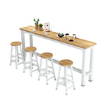 【カウンターテーブル・バーテーブル】洗練されたスチール脚の安定感 選べる11色・7サイズ